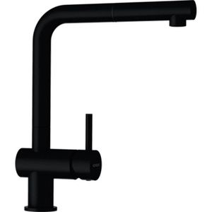 SCHOCK Küchenarmatur Epos ND 540123PUR, Puro, Niederdruck, 180° schwenkbar, ausziehbarer Auslauf