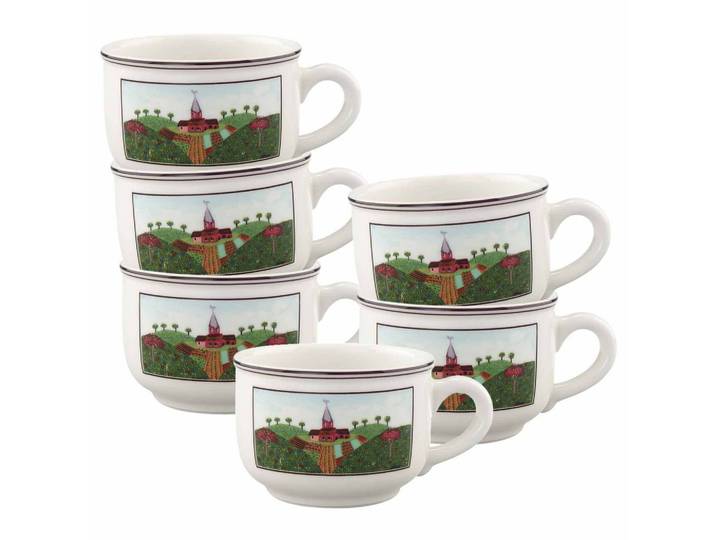 TEETASSEN Design Naif bunt 250 ml 6er Set