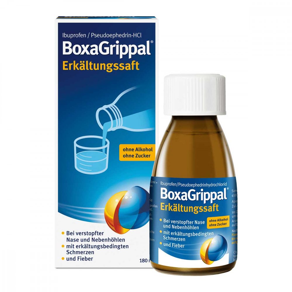 Angelini Pharma Deutschland GmbH Boxagrippal Erkältungssaft 12871651