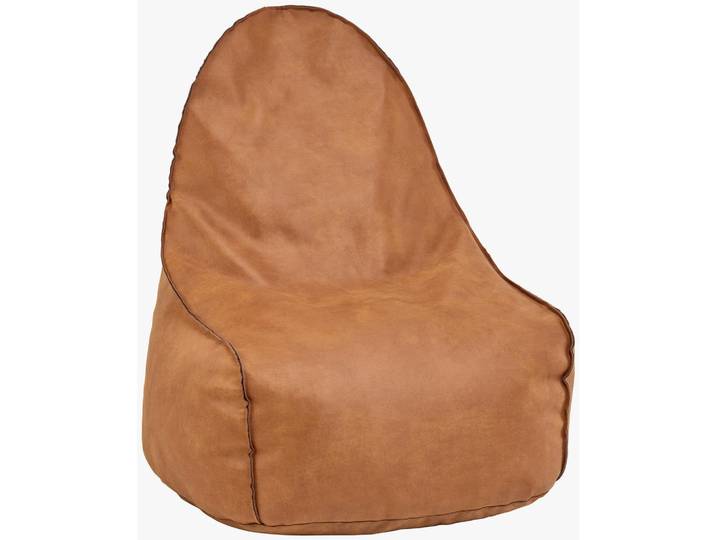 Sitzsack, Haselnussfarben, Textil, Füllung: Styroporkugeln, 80x95x85 cm, Wohnzimmer, Sessel, Sitzsäcke