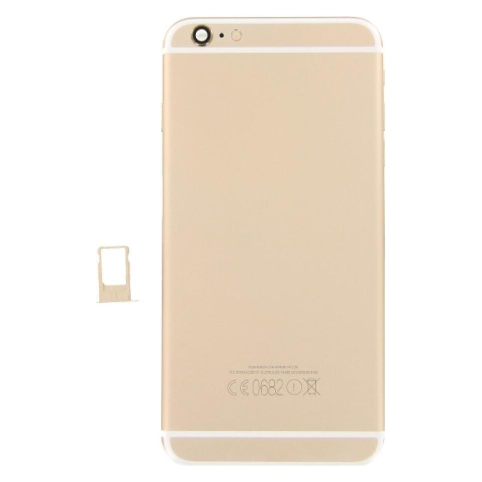 OEM Ersatz iPhone 6 Plus Rückseite komplett Set Gold (Apple iPhone 6 Plus) (25445391)