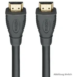Rutenbeck 21860000 DisplayPort-Endgeräte-Anschlusskabel (Stecker/Stecker) 10 m schwarz