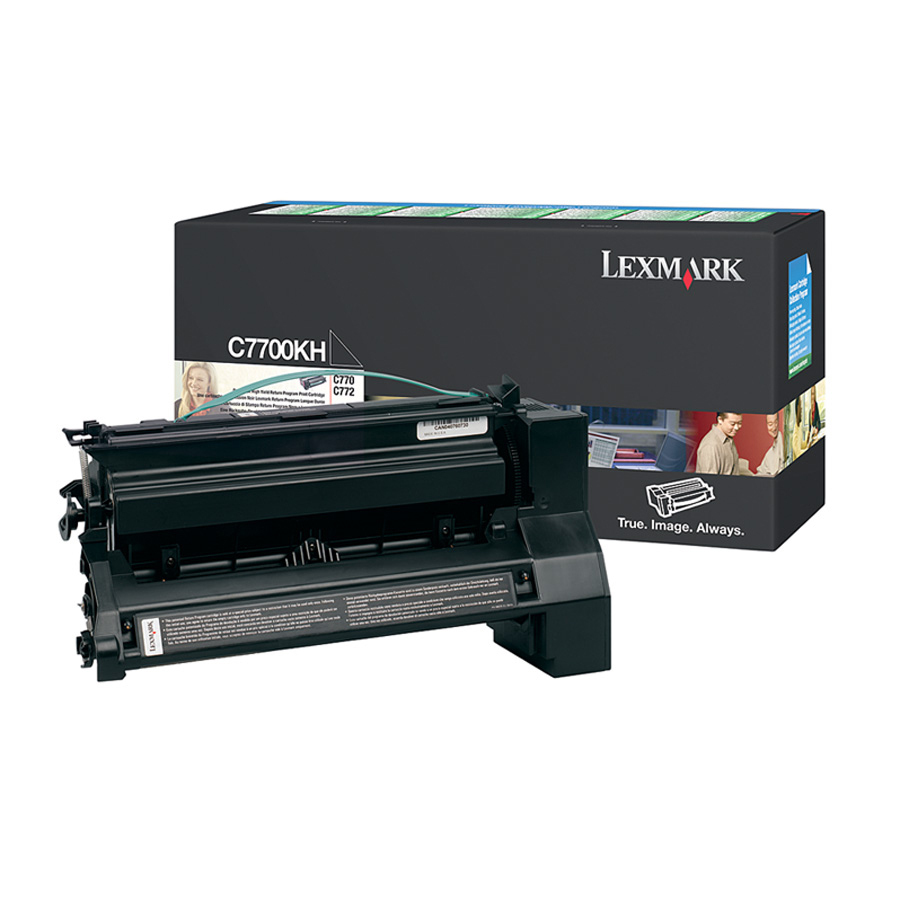 Lexmark Black High Yield Return Program Print Cartridge for C770/C772, 10000 Seiten, Schwarz