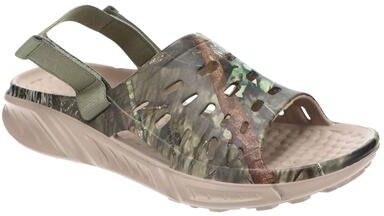 Joybees Trekking Slide - Mens 11 Brown,Green Slip On Medium