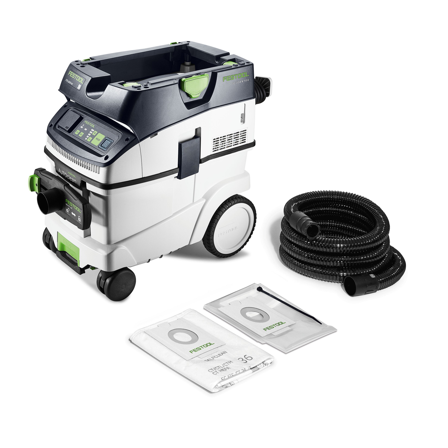 Festool Absaugmobil CLEANTEC CTL 36 EI AC-LHS, zum Nass- und Trockensaugen, Staubklasse L, 577887