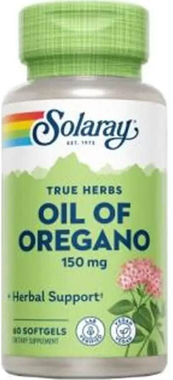 SOLARAY Oil of Orégano 60 Perlas