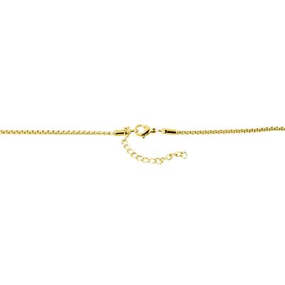 Gliederkette ADELIA´S "Halskette – Venezianerkette aus Edelstahl" Gr. 55, gold, Halsketten, Damen, 55, Edelstahl, Gliederkette, Ideal als Geschenk – dezent und elegant