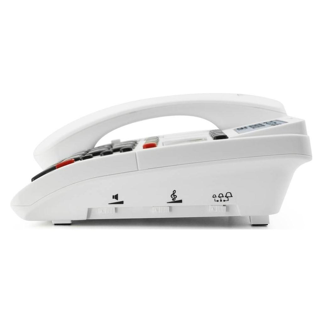 Geemarc CL610 Schnurgebundenes Notruftelefon mit SOS-Armband (CL610_WH_VDE)