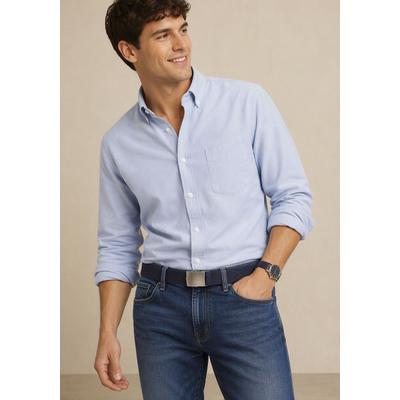 Koppelgürtel MAN'S WORLD "2-in-1, zum Wenden denim-optik & marine", Damen, Gr. 105, blau (marine, denim), Web, Baumwolle, leichte Abriebeffekte, unifarben, used, Gürtel Koppelgürtel, 2-in-1, marine oder im Denim-Look - NEW