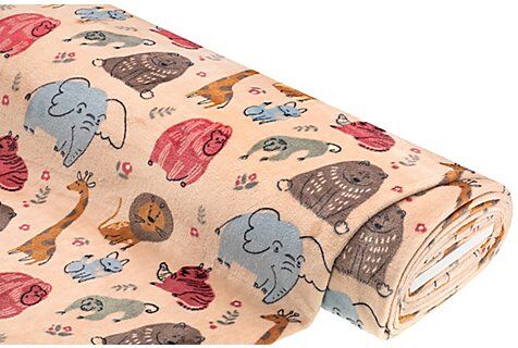Wellness-Fleece "Wild Animal", braun-color