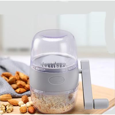 Nusszerkleinerer, Handkurbel, Küchen-Multizerkleinerer, praktisch, weit verbreitet und effizient, für Mandeln, Erdnüsse, Pekannüsse, Walnüsse