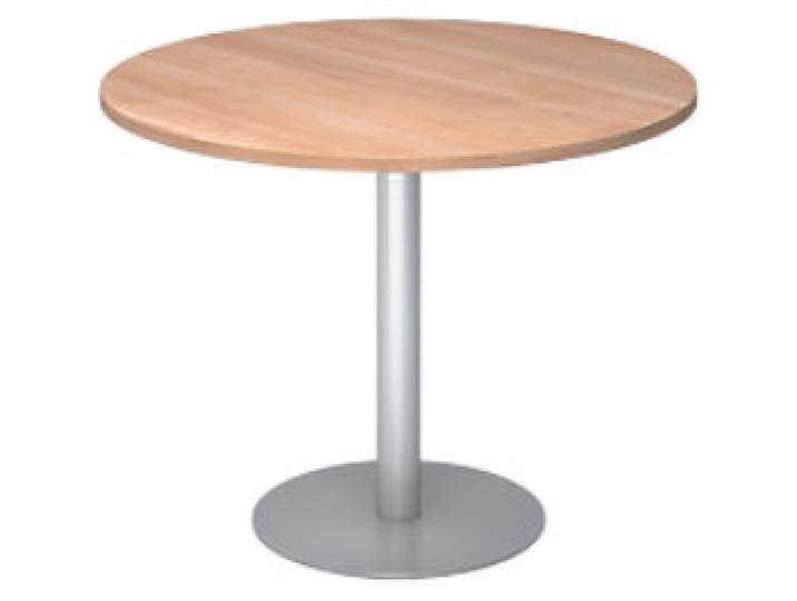 Hammerbacher Säulentisch Nussbaum 1.000 x 745 mm Mit Aufbau