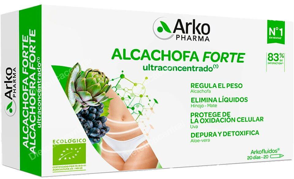Arkopharma arkofluido alcachofa forte 20amp. bio