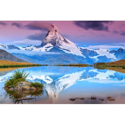 Fototapete PAPERMOON "MATTERHORN", bunt, B:4,5m L:2,8m, Vlies, Tapeten