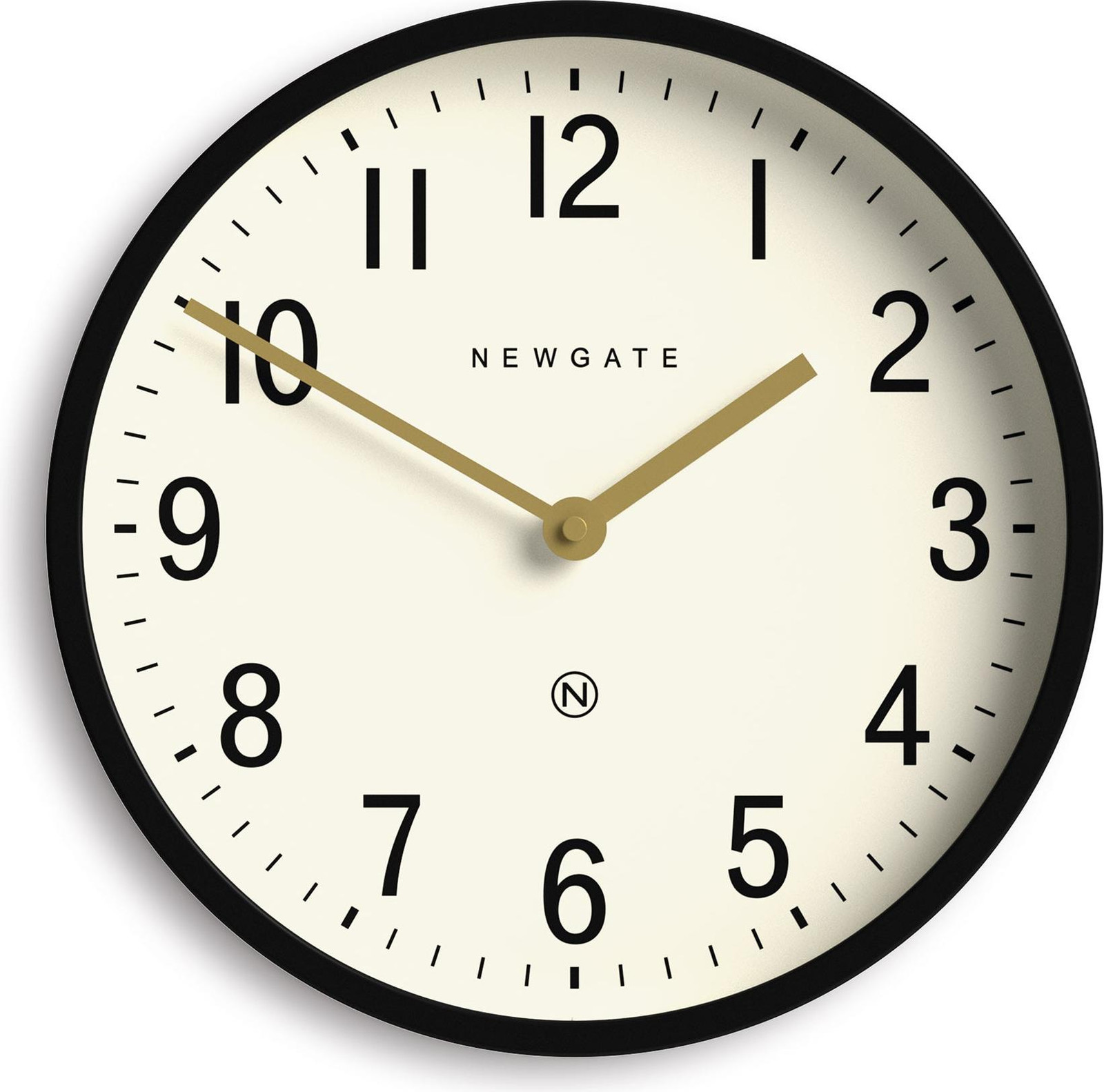 Newgate Master Edwards Analoge Wandklok - Zwart