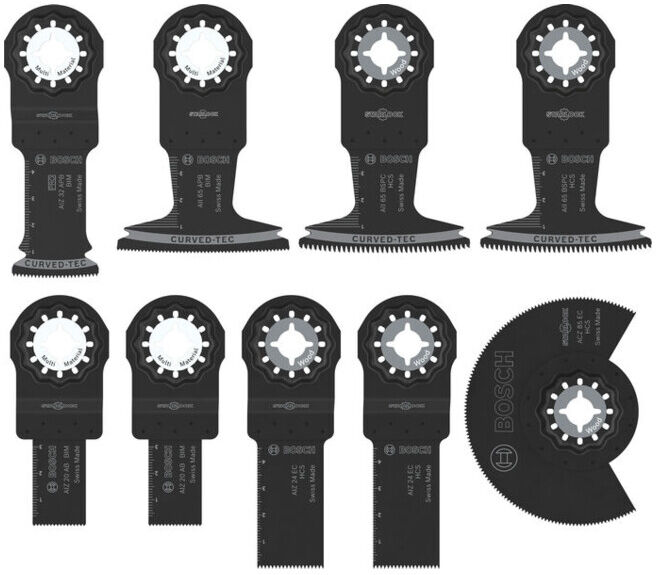 BOSCH Set bois et métaux tendres, 9 pièces (2608669335)