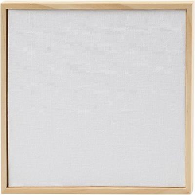 Creativ Company Malpappe mit Rahmen, Größe 15,8x15,8 cm, 280 g, Weiß, 1 Stk