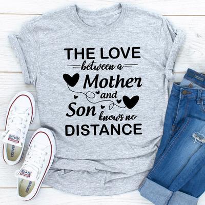 ForAllApparel The Love Between A Mother And Son Knows No Distance Sport Grey 2XL