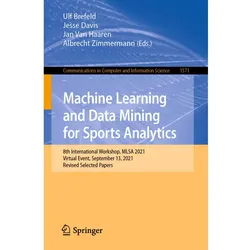 Machine Learning and Data Mining for Sports Analytics, Fachbücher