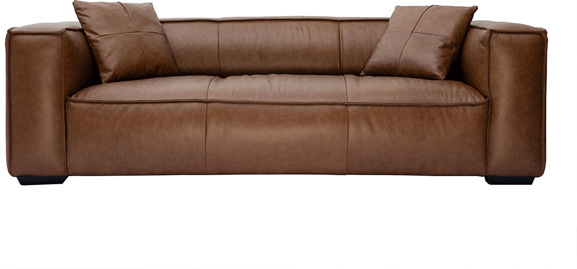 Miliboo Sofa aus Büffelleder 3-Sitzer COBAIN