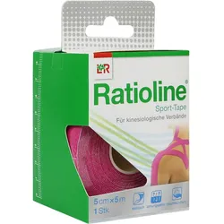 Ratioline Sport-Tape 5cmx5M Pink 1 ST
