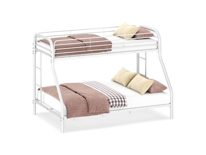 Etagenbett MIRIAM mit 3 Liegeflächen weiss