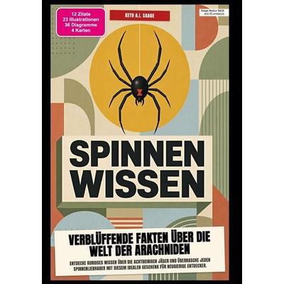 Spinnen-Wissen: Verblüffende Fakten über die Welt der Arachniden, Taschenbuch von Keto A.I. Saage, Epubli, 978-3-565-61000-6