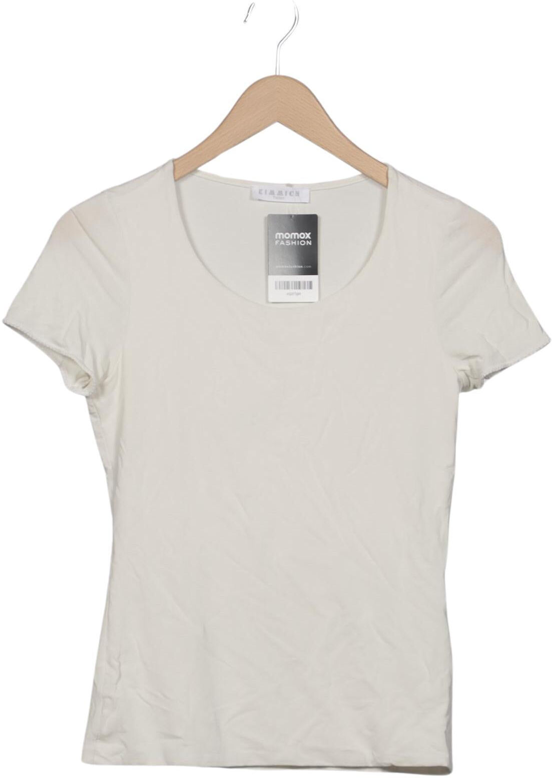 Kimmich Trikot Damen T-Shirt, Cremeweiß, Gr. S, Viskose / Synthetik / Elasthan - Second Hand