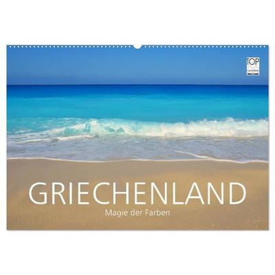 Griechenland – Magie der Farben (Wandkalender 2026 DIN A2 quer), CALVENDO Monatskalender
