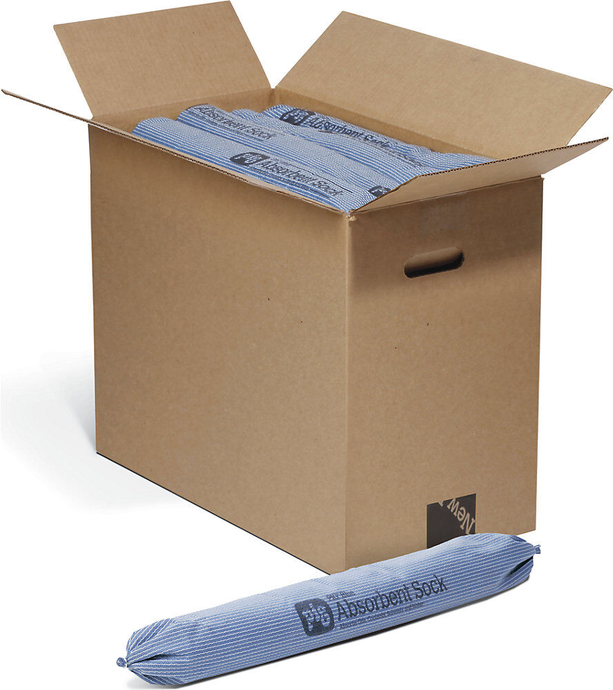 BLUE Bindevlies-Saugstrumpf Universal, Länge 610 mm, VE 24 Stk, Ø 80 mm, 78 l/VE PIG