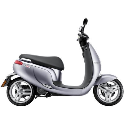 E-Motorroller SAXXX "SAXXX Ecooter E1S", silber (silberfarben, schwarz), Elektromotorroller, 45 km/h, B:67cm H:106cm L:176cm