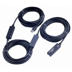 PremiumCord USB 3.0 repeater a prodlužovací kabel A/M-A/F 20m (20 m, USB 3.2 Gen 1), USB Kabel