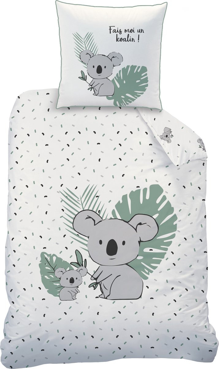 Matt & Rose Dekbedovertrek Koala Eenpersoons 140 x 200 cm