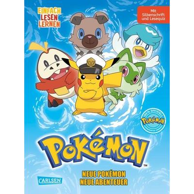 Pokémon Erstlesebuch: Neue Pokémon, neue Abenteuer, Gebundene Ausgabe von Oliver Bieber, Carlsen, 978-3-551-69135-4