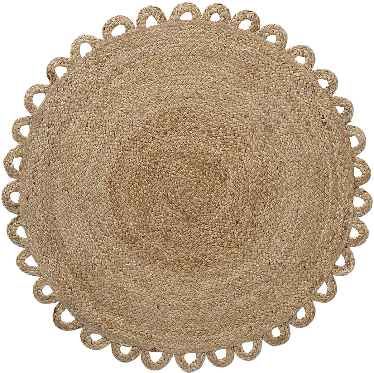 Vertbaudet Rond jute tapijt FESTON voor de kinderkamer