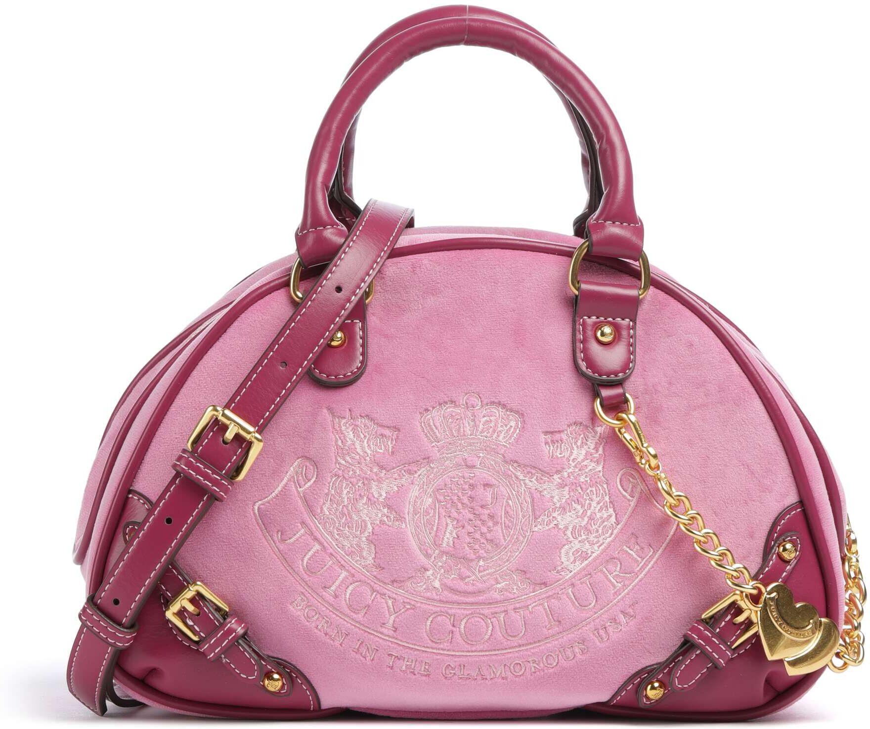 Juicy Couture Twig Narrative Velvet   Handtas   pink