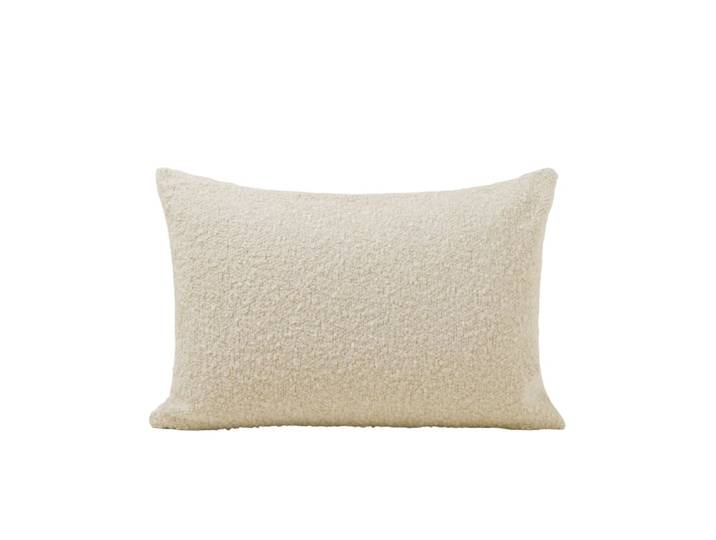 Housse de coussin en acrylique beige 40x60 cm