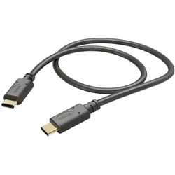 Hama Ladekabel USB-C auf USB-C 1 m schwarz schwarz