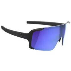 BBB, Unisex, Sportbrille, Chester Glas MLC blau/Rahmen schwarz (Black, Blau, Blau), Schwarz