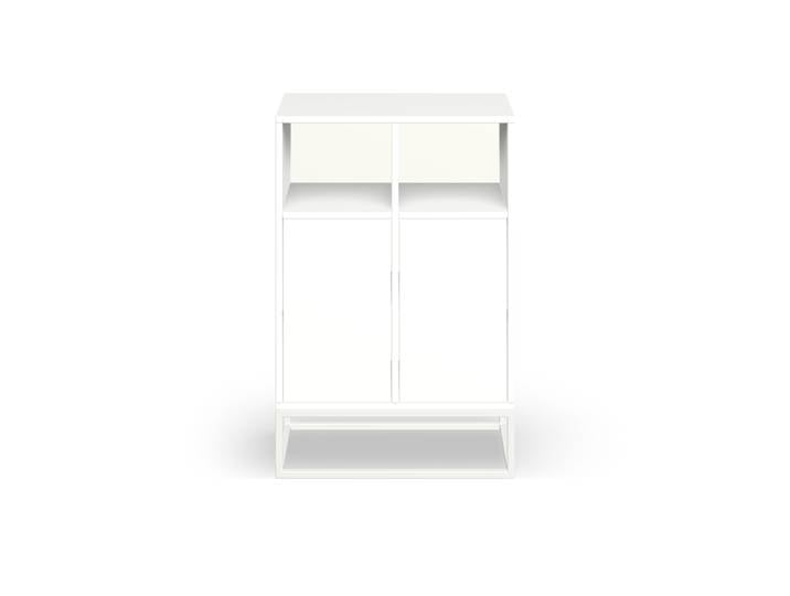 Schlichtes, weißes Highboard nach Maß – kostenlose Holzmuster MDF Beschichtet MDF Weiß matt