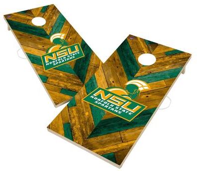 Skip's Garage Norfolk State Spartans Cornhole Board Set