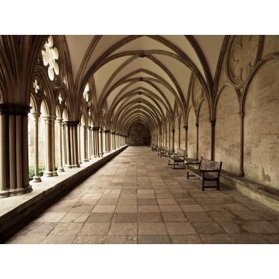 Fototapete PAPERMOON "Cathedral Archway", bunt, B:2m L:1,49m, Vlies, Tapeten