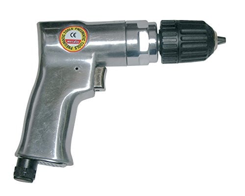 Mecafer KITLINE Persluchtboormachine en momentsleutel set met 10mm boorkop, 10 HSS boortjes en 6 schroefbits