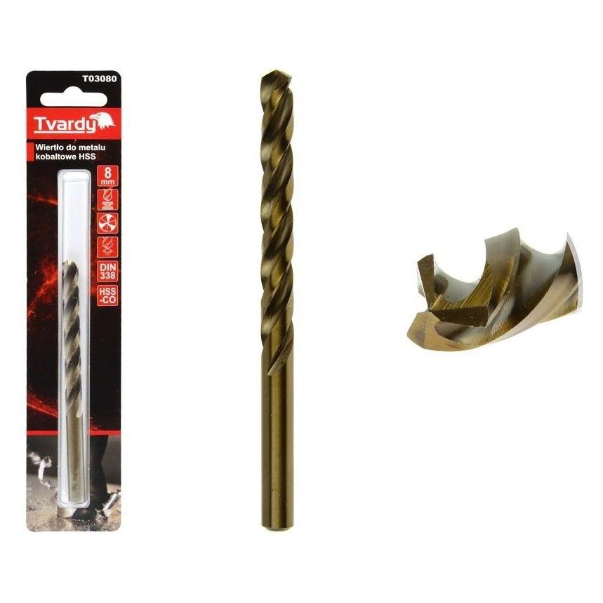 Tvardy HSS M35 8 mm Kobaltmetallbohrer (24233883)