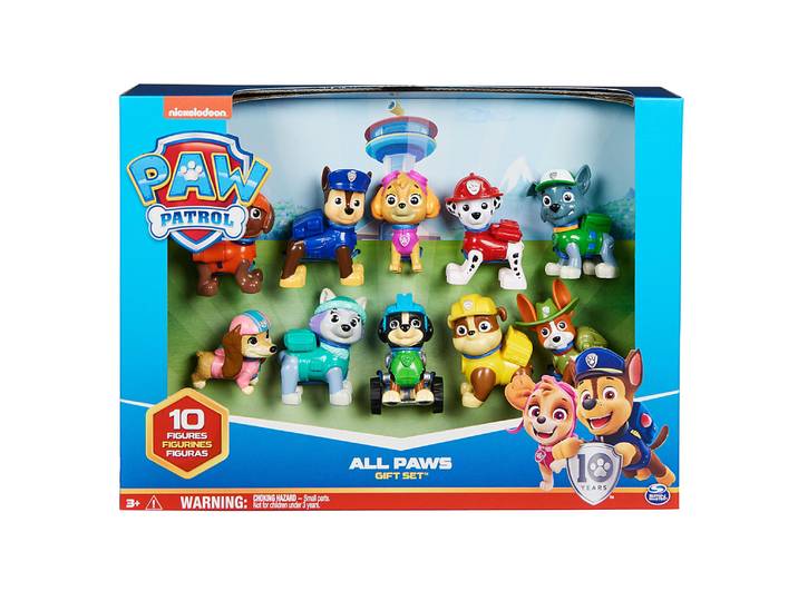 MULTIPACK FIGURINES « L’EQUIPE AU COMPLET » La Pat' Patrouille