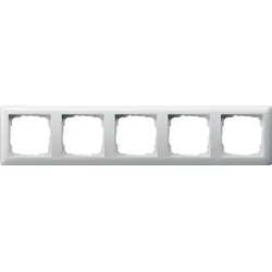 Gira 021503 Abdeckrahmen 5f Gira Standard 55 Reinweiß