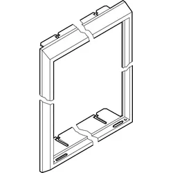 ABN GBR56 Blendrahmen für S56 RAL 9016