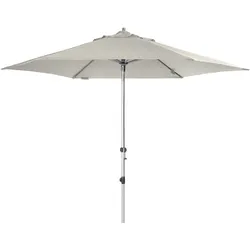 Doppler Sonnenschirm / Kurbelschirm "Expert 320 Auto Tilt",hellgrau,Ø 320 cm