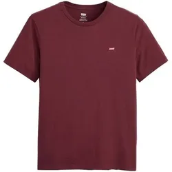 LEVIS Levi's Herren T-Shirt - Original Housemark Tee, Rundhals, Baumwolle, Größe XL in Rot Rot