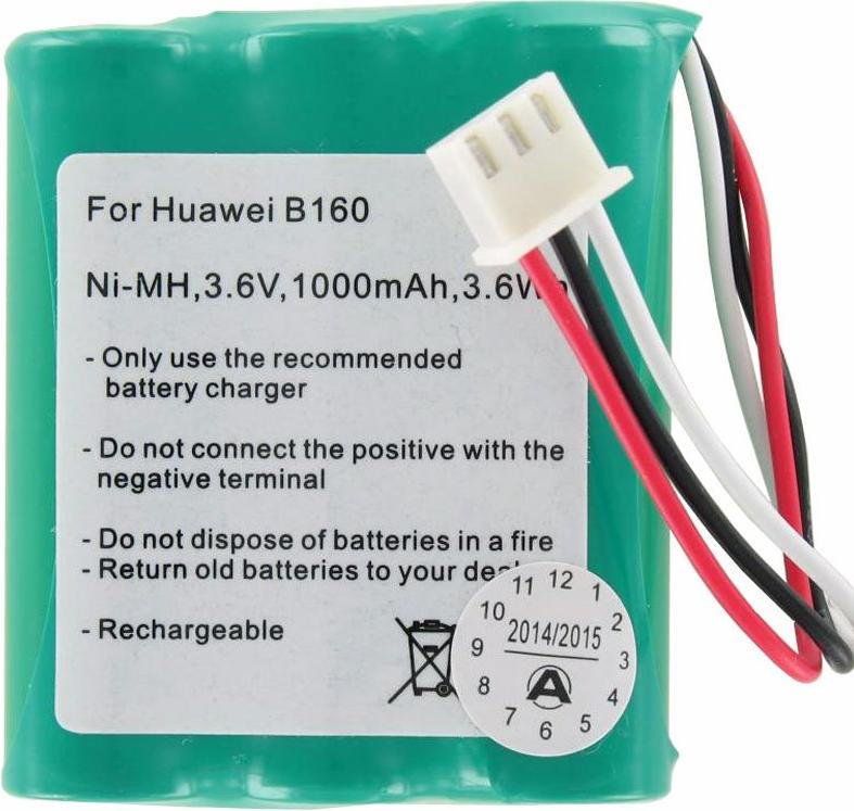 AccuCell NiMH batterij compatibel met Huawei B160 en B160 DIGI